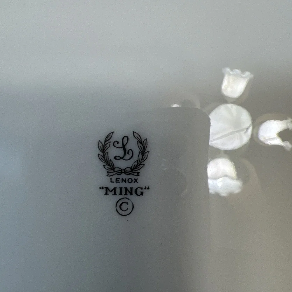 LENOX Ming dishes Older Black backstamp- Your choice Ass't‎ plates